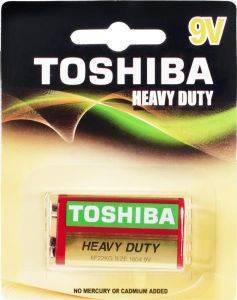 TOSHIBA ΜΠΑΤΑΡΙΕΣ TOSHIBA HEAVY DUTY 6F22 9V 1ΤΕΜ