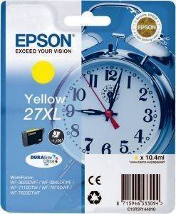 EPSON ΓΝΗΣΙΟ ΜΕΛΑΝΙ EPSON C13T27144010 ΓΙΑ WF-3620DWF/3620WF/ 3640DTWF/YELLOW XL OEM:C13T27144010