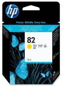   HEWLETT PACKARD NO.82  DNJ500/PS/800/PS YELLOW 28ML OEM: CH568