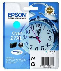 EPSON ΓΝΗΣΙΟ ΜΕΛΑΝΙ EPSON C13T27124010 ΓΙΑ WF-3620DWF/3620WF/ 3640DTWF/CYAN XL OEM:C13T27124010