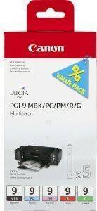 ΓΝΗΣΙΟ ΜΕΛΑΝΙ CANON PGI-9 MULTI PACK PHOTO ME ΟΕΜ: 1033B013 ΓΝΗΣΙΟ ΜΕΛΑΝΙ CANON PGI-9 MULTI PACK PHOTO ME ΟΕΜ: 1033B013