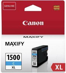 CANON ΓΝΗΣΙΟ ΜΕΛΑΝΙ CANON PGI-1500XL C ΓΙΑ MAXIFY SERIES CYAN ΜΕ OEM:9193B001