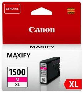 CANON ΓΝΗΣΙΟ ΜΕΛΑΝΙ CANON PGI-1500XL M ΓΙΑ MAXIFY SERIES MAGENTA ΜΕ OEM:9194B001