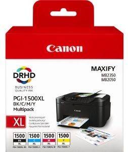 ΓΝΗΣΙΟ ΜΕΛΑΝΙ CANON PGI-1500XL MULTIPACK ΓΙΑ MAXIFY SERIES BK/C/M/Y ΜΕ OEM:9182B004 ΓΝΗΣΙΟ ΜΕΛΑΝΙ CANON PGI-1500XL MULTIPACK ΓΙΑ MAXIFY SERIES BK/C/M/Y ΜΕ OEM:9182B004