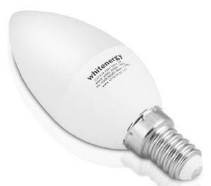  WHITENERGY LED 10XSMD2835 C37 E14 5W 230V WARM WHITE MILKY