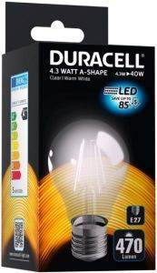 ΛΑΜΠΤΗΡΑΣ DURACELL FILAMENT LED E27 4.3W 2700K ΛΑΜΠΤΗΡΑΣ DURACELL FILAMENT LED E27 4.3W 2700K
