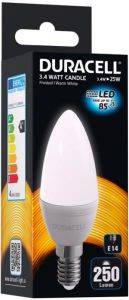  DURACELL CANDLE LED E14 3.4W 2700K