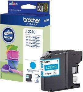 ΓΝΗΣΙΟ BROTHER ΜΕΛΑΝΙ ΓΙΑ DCP-J562DW/MFC-J480DW J680DW CYAN OEM: LC221C ΓΝΗΣΙΟ BROTHER ΜΕΛΑΝΙ ΓΙΑ DCP-J562DW/MFC-J480DW J680DW CYAN OEM: LC221C