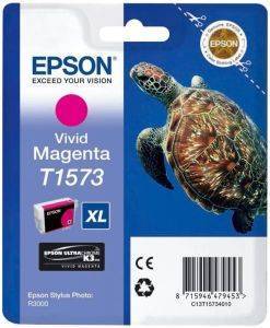 EPSON ΓΝΗΣΙΟ ΜΕΛΑΝΙ EPSON ΓΙΑ STYLUS PHOTO A3+ R3000 VIVID MAGENTA OEM: C13T15734010