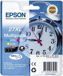 ΓΝΗΣΙΟ ΜΕΛΑΝΙ EPSON ΓΙΑ WF-3620DWF/3620WF/ C/M/Y XL ΜΕ OEM:C13T27154010 ΓΝΗΣΙΟ ΜΕΛΑΝΙ EPSON ΓΙΑ WF-3620DWF/3620WF/ C/M/Y XL ΜΕ OEM:C13T27154010