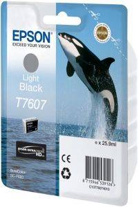   EPSON T7607 LIGHT BLACK  OEM:C13T76074010
