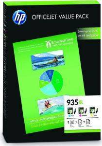 ������ ������ HEWLETT PACKARD NO.935XL ��� OFFICEJET 6230/ 6800/6830 C/M/Y+25 SHEETS OEM: F6U78AE