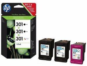   HEWLETT PACKARD NO.301  DESKJET 1000/1050/2050/ 2050S/ BK/C/M/Y OEM: E5Y87EE