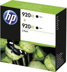   HEWLETT PACKARD NO.920XL  OFFICEJET 6000/6500/ 7500 TWINPACK 2XBLACK OEM: D8J47AE