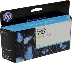 ΓΝΗΣΙΟ ΜΕΛΑΝΙ HEWLETT PACKARD NO.727 ΓΙΑ DJ T1500/2500/920 YELLOW 130ML OEM: B3P21A ΓΝΗΣΙΟ ΜΕΛΑΝΙ HEWLETT PACKARD NO.727 ΓΙΑ DJ T1500/2500/920 YELLOW 130ML OEM: B3P21A