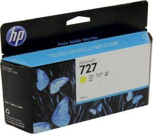   HEWLETT PACKARD NO.727  DJ T1500/2500/920 YELLOW 130ML OEM: B3P21A