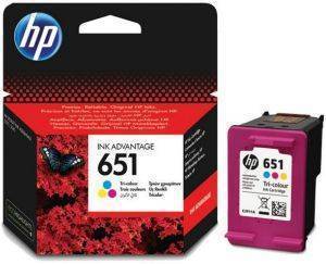 HEWLETT PACKARD ΓΝΗΣΙΟ ΜΕΛΑΝΙ HEWLETT PACKARD NO 651 COLOUR ME ΟΕΜ:C2P11AE