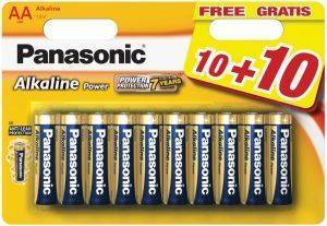 ΜΠΑΤΑΡΙΑ PANASONIC ALKALINE POWER AA 20ΤΕΜ LR6 ΜΠΑΤΑΡΙΑ PANASONIC ALKALINE POWER AA 20ΤΕΜ LR6