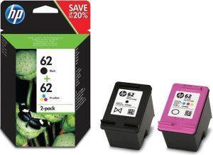   HEWLETT PACKARD NO 62 2PACK  OEM:N9J71AE