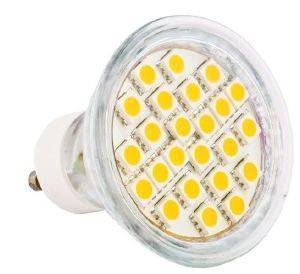 ΛΑΜΠΤΗΡΑΣ LED GU10 24 LED SMD 5050 230V WARM WHITE ΛΑΜΠΤΗΡΑΣ LED GU10 24 LED SMD 5050 230V WARM WHITE