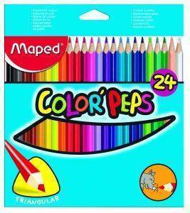 MAPED ΞΥΛΟΜΠΟΓΙΕΣ MAPED COLOR&#039; PEPS 24 ΧΡΩΜΑΤΑ