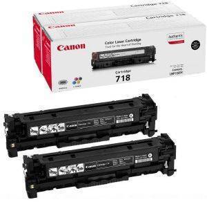 ΓΝΗΣΙΟ TONER CANON 718 TWINPACK ΜΕ OEM: 2662B005 ΓΝΗΣΙΟ TONER CANON 718 TWINPACK ΜΕ OEM: 2662B005