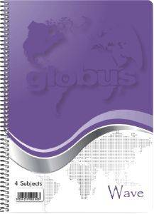 ΤΕΤΡΑΔΙΟ GLOBUS WAVE 17X25 4 ΘΕΜΑΤΩΝ ΜΩΒ ΤΕΤΡΑΔΙΟ GLOBUS WAVE 17X25 4 ΘΕΜΑΤΩΝ ΜΩΒ