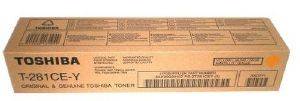 ΓΝΗΣΙΟ TOSHIBA TONER T-281-CEY ΓΙΑ E-STUDIO 281C/351E/451E YELLOW OEM: 6AK00000107