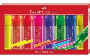   FABER-CASTELL TEXTLINER 1546 SET 7+1 COLORS