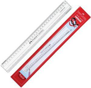 ������� FABER-CASTELL TRANSPARENT 30CM