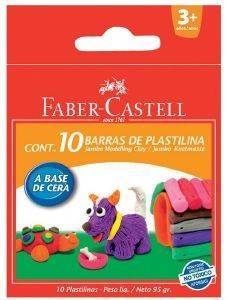 ΠΛΑΣΤΕΛΙΝΗ FABER-CASTELL JUMBO MODELING 10 ΧΡΩΜΑΤΑ ΠΛΑΣΤΕΛΙΝΗ FABER-CASTELL JUMBO MODELING 10 ΧΡΩΜΑΤΑ