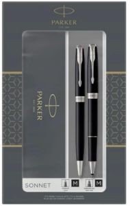 ΣΕΤ PARKER DUO SONNET MATTE BLACK CT RB+BP ΣΕΤ PARKER DUO SONNET MATTE BLACK CT RB+BP