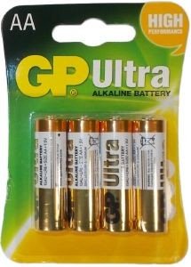  GP ALKALINE ULTRA LR6 AA 4PCS