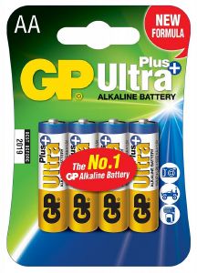  GP ALKALINE ULTRA PLUS LR6 AA 4PCS