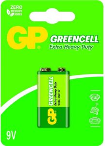  GP ZINC 6F22 GREENCELL 9V 1604GLF-U1 1