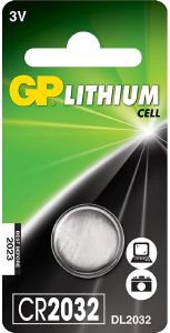  GP BUTTON CELLS LITHIUM CR2016 3V 1