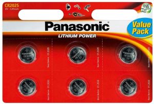  PANASONIC LITHIUM CR2025 6