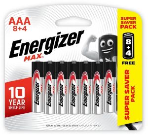 ENERGIZER ΜΠΑΤΑΡΙΑ ENERGIZER MAX LR6 AAA 8+4