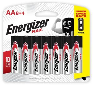  ENERGIZER MAX LR6 AA 8+4