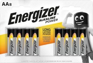  ENERGIZER ALKALINE POWER LR6 AA 8TMX