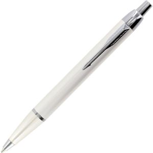 ����� PARKER IM WHITE PEARL CHROME BALLPOINT PEN