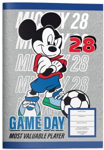 MUST ΤΕΤΡΑΔΙΟ ΚΑΡΦΙΤΣΑ DISNEY MICKEY MOUSE 002 17X25 40 ΦΥΛΛΑ