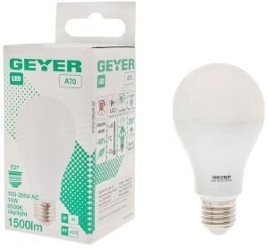 ΛΑΜΠΤΗΡΑΣ GEYER LED A70 E27 14W 6500K 1500LM IP44