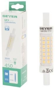 ΛΑΜΠΤΗΡΑΣ GEYER LED R7S 78MM 5W 3000K 450LM