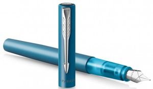  PARKER VECTOR XL METALLIC TEAL C.C. FOUNTAIN PEN M