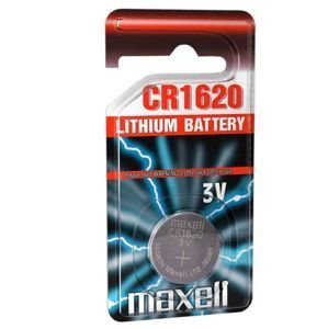  MAXELL BUTTON CELL LITHIUM CR1620 3V