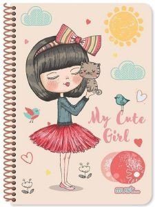 ΤΕΤΡΑΔΙΟ ΣΠΥΡΑΛ 17Χ25 1Θ 30 ΦΥΛΛΑ CUTE 004 MUST ΤΕΤΡΑΔΙΟ ΣΠΥΡΑΛ 17Χ25 1Θ 30 ΦΥΛΛΑ CUTE 004 MUST