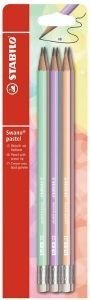 ΜΟΛΥΒΙΑ STABILO PASTEL ΓΟΜΑ 6 ΤΕΜ ΜΟΛΥΒΙΑ STABILO PASTEL ΓΟΜΑ 6 ΤΕΜ