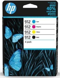 ΓΝΗΣΙΟ ΜΕΛΑΝΙ HEWLETT PACKARD NO 912 MULTIPACK ΜΕ OEM:6ZC74AE