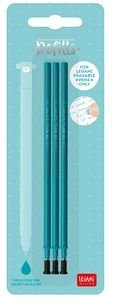 LEGAMI REFEP0010 REFILL ERASABLE PEN - TURQUOISE - PACK 3 PCS LEGAMI REFEP0010 REFILL ERASABLE PEN - TURQUOISE - PACK 3 PCS